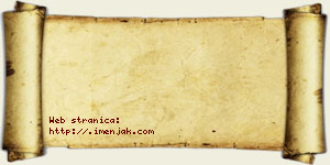 Andjelina Milačić vizit kartica